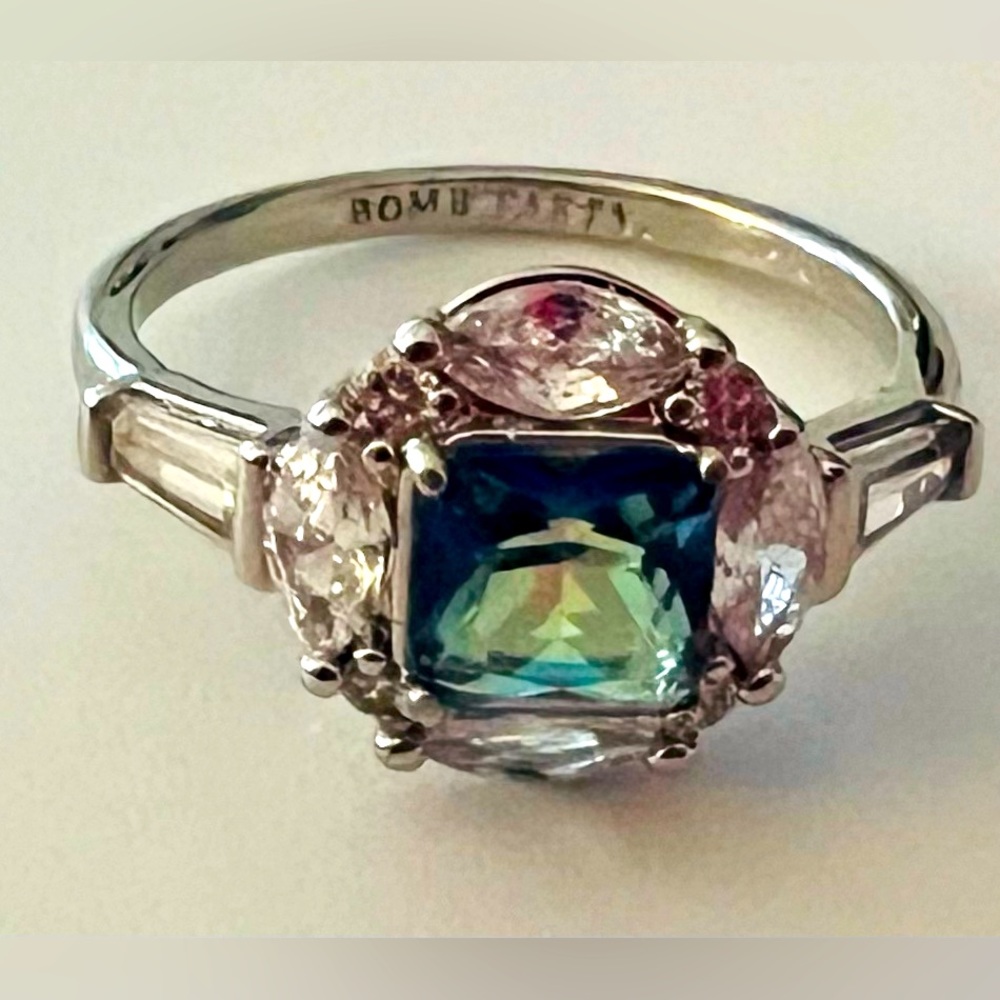 Bomb Party Ring- Majestic Gems. Purple Rainbow Topaz